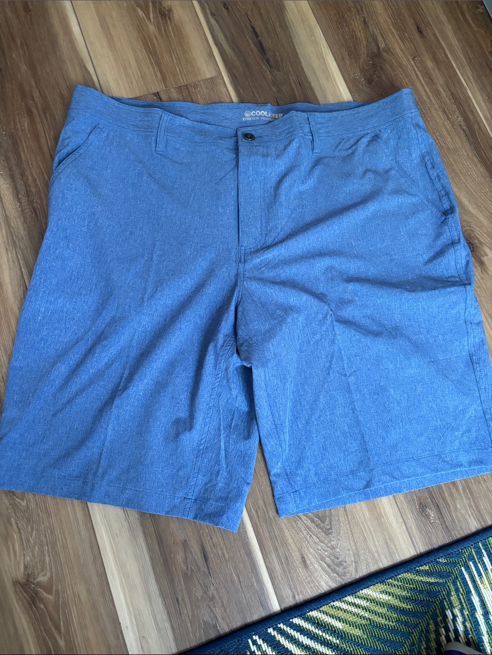 Men's Blue Cool-Lite Hybrid Shorts